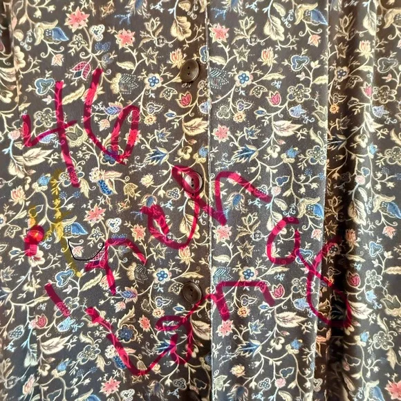 Vintage Floral Swing Dress by Christopher & Banks | Size 10 - Picture 12 of 16